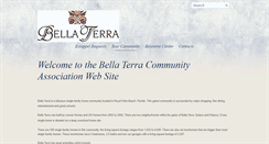 Desktop Screenshot of bellaterrahoa.org